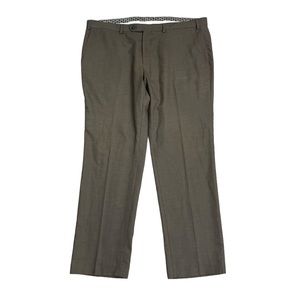 Michael Kors Flat Front Suit Dress Pants Brown Size 38x30
